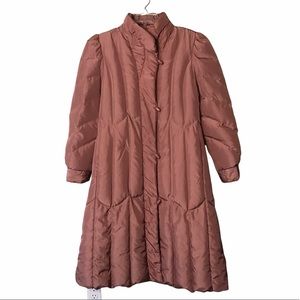 Full Length Down Puffer Coat Sz L